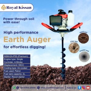 AGRICULTURE USE MACHINERY - EARTH AUGER (WITHOUT DRILL BITS) NSM-EA-4S-144F