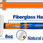 RUBBER HAMMER - WEIGHT 8OZ/220G WHM7303