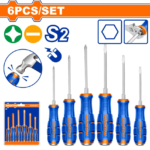 GO-THROUGH SCREWDRIVER SET (6 PCS) WQJ0601