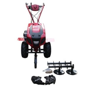 AGRICULTURE USE MACHINERY-MINI INTER CULTIVATOR 177F - 40 BLADES WITH SIDE DISC-ATV TYRE NB-ICP-UC177-DSAH