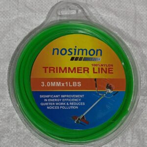 TRIMMER LINE (SQUARE/GREEN) 3.0 1LB 450G NSM