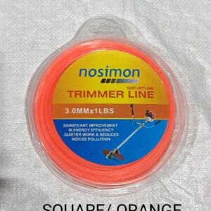 TRIMMER LINE (SQUARE/ORANGE) 3.0 1LB 450G NSM