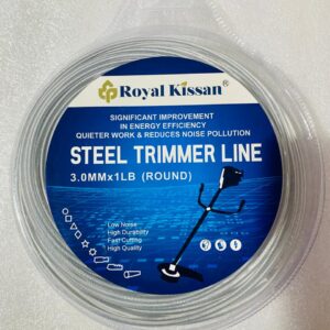 STEEL TRIMMER LINE 3.0MM*1LB (ROUND) WHITE