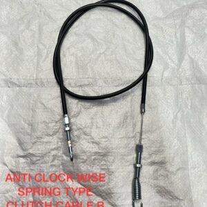 ANTI CLOCK WISE SPRING TYPE CLUTCH CABLE B (1.29M/BOLT SIZE 6MM) 105-135
