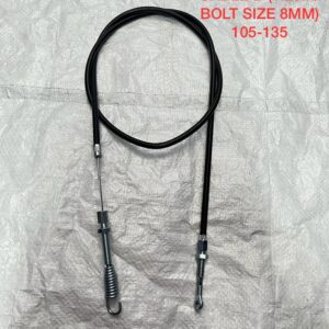 ANTI CLOCK WISE SPRING TYPE CLUTCH CABLE B (1.26M/BOLT SIZE 8MM)105-135