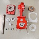 WALKING TRANSMISSION CASE ASSY+TRANSMISSION CASE ASSY 105-135 A (SQUARE)