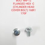 BOLT M6*12 FLANGED HEX -C (CYLINDER HEAD COVER BOLT) 168F/170F