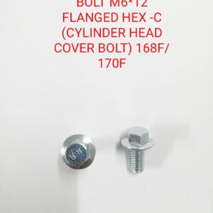 BOLT M6*12 FLANGED HEX -C (CYLINDER HEAD COVER BOLT) 168F/170F