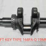 CRANKSHAFT KEY TYPE 168FA-Q 19MM PREMIUM