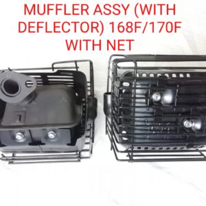 MUFFLER ASSY (WITH DEFLECTOR) 168F/170F WITH NET