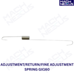 ADJUSTMENT/RETURN/FINE ADJUSTMENT SPRING GX160 (MN)