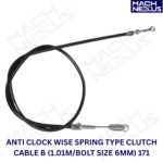 ANTI CLOCK WISE SPRING TYPE CLUTCH CABLE B (1.01M/BOLT SIZE 6MM) 171
