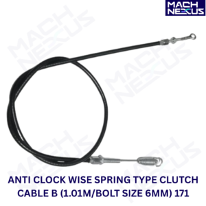 ANTI CLOCK WISE SPRING TYPE CLUTCH CABLE B (1.01M/BOLT SIZE 6MM) 171
