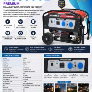 ASSEMBLY FRAME WITH ALTERNATOR_KS3600E PREMIUM